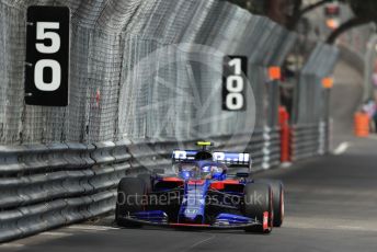 World © Octane Photographic Ltd. Formula 1 – Monaco GP. Practice 2. Scuderia Toro Rosso STR14 – Alexander Albon. Monte-Carlo, Monaco. Thursday 23rd May 2019.