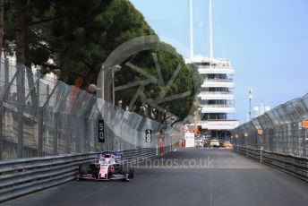 World © Octane Photographic Ltd. Formula 1 – Monaco GP. Practice 2. SportPesa Racing Point RP19 - Sergio Perez. Monte-Carlo, Monaco. Thursday 23rd May 2019.