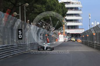 World © Octane Photographic Ltd. Formula 1 – Monaco GP. Practice 2. Mercedes AMG Petronas Motorsport AMG F1 W10 EQ Power+ - Lewis Hamilton. Monte-Carlo, Monaco. Thursday 23rd May 2019.