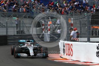 World © Octane Photographic Ltd. Formula 1 – Monaco GP. Practice 2. Mercedes AMG Petronas Motorsport AMG F1 W10 EQ Power+ - Lewis Hamilton. Monte-Carlo, Monaco. Thursday 23rd May 2019.