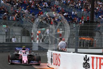 World © Octane Photographic Ltd. Formula 1 – Monaco GP. Practice 2. SportPesa Racing Point RP19 – Lance Stroll. Monte-Carlo, Monaco. Thursday 23rd May 2019.