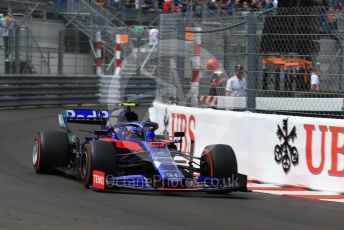 World © Octane Photographic Ltd. Formula 1 – Monaco GP. Practice 2. Scuderia Toro Rosso STR14 – Alexander Albon. Monte-Carlo, Monaco. Thursday 23rd May 2019.