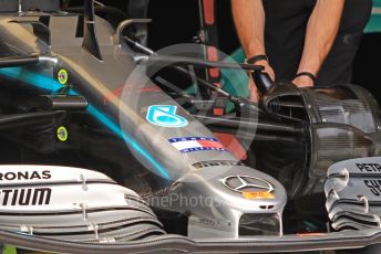 World © Octane Photographic Ltd. Formula 1 – Monaco GP. Practice 3. Mercedes AMG Petronas Motorsport AMG F1 W10 EQ Power+ - Niki Lauda tribute on nose. Monte-Carlo, Monaco. Saturday 25th May 2019.