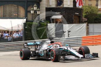 World © Octane Photographic Ltd. Formula 1 – Monaco GP. Practice 3. Mercedes AMG Petronas Motorsport AMG F1 W10 EQ Power+ - Lewis Hamilton. Monte-Carlo, Monaco. Saturday 25th May 2019.