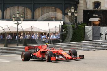 World © Octane Photographic Ltd. Formula 1 – Monaco GP. Practice 3. Scuderia Ferrari SF90 – Charles Leclerc. Monte-Carlo, Monaco. Saturday 25th May 2019.