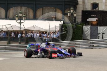 World © Octane Photographic Ltd. Formula 1 – Monaco GP. Practice 3. Scuderia Toro Rosso STR14 – Daniil Kvyat. Monte-Carlo, Monaco. Saturday 25th May 2019.