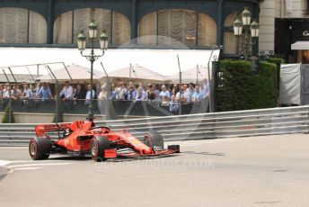 World © Octane Photographic Ltd. Formula 1 – Monaco GP. Practice 3. Scuderia Ferrari SF90 – Sebastian Vettel. Monte-Carlo, Monaco. Saturday 25th May 2019.