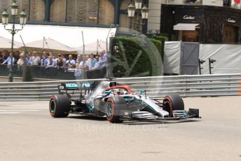 World © Octane Photographic Ltd. Formula 1 – Monaco GP. Practice 3. Mercedes AMG Petronas Motorsport AMG F1 W10 EQ Power+ - Lewis Hamilton. Monte-Carlo, Monaco. Saturday 25th May 2019.