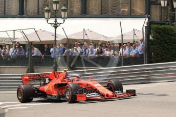 World © Octane Photographic Ltd. Formula 1 – Monaco GP. Practice 3. Scuderia Ferrari SF90 – Charles Leclerc. Monte-Carlo, Monaco. Saturday 25th May 2019.