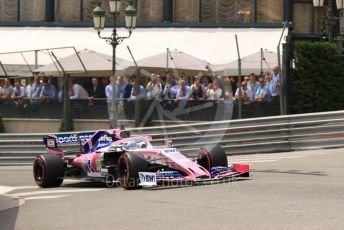 World © Octane Photographic Ltd. Formula 1 – Monaco GP. Practice 3. SportPesa Racing Point RP19 - Sergio Perez. Monte-Carlo, Monaco. Saturday 25th May 2019.
