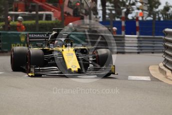 World © Octane Photographic Ltd. Formula 1 – Monaco GP. Practice 3. Renault Sport F1 Team RS19 – Daniel Ricciardo. Monte-Carlo, Monaco. Saturday 25th May 2019.