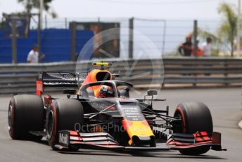 World © Octane Photographic Ltd. Formula 1 – Monaco GP. Practice 3. Aston Martin Red Bull Racing RB15 – Pierre Gasly. Monte-Carlo, Monaco. Saturday 25th May 2019.
