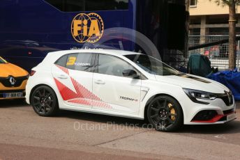 World © Octane Photographic Ltd. Formula 1 – Monaco GP. Practice 3. Renault show run cars. Monte-Carlo, Monaco. Saturday 25th May 2019.