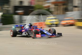 World © Octane Photographic Ltd. Formula 1 – Monaco GP. Practice 3. Scuderia Toro Rosso STR14 – Daniil Kvyat. Monte-Carlo, Monaco. Saturday 25th May 2019.