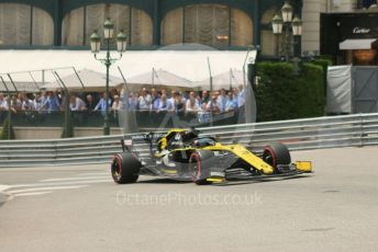 World © Octane Photographic Ltd. Formula 1 – Monaco GP. Practice 3. Renault Sport F1 Team RS19 – Daniel Ricciardo. Monte-Carlo, Monaco. Saturday 25th May 2019.