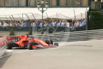 World © Octane Photographic Ltd. Formula 1 – Monaco GP. Practice 3. Scuderia Ferrari SF90 – Sebastian Vettel. Monte-Carlo, Monaco. Saturday 25th May 2019.