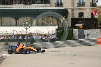 World © Octane Photographic Ltd. Formula 1 – Monaco GP. Practice 3. McLaren MCL34 – Lando Norris. Monte-Carlo, Monaco. Saturday 25th May 2019.