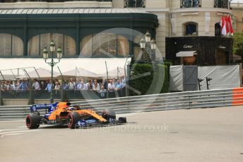 World © Octane Photographic Ltd. Formula 1 – Monaco GP. Practice 3. McLaren MCL34 – Carlos Sainz. Monte-Carlo, Monaco. Saturday 25th May 2019.