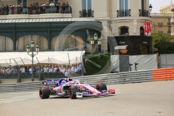 World © Octane Photographic Ltd. Formula 1 – Monaco GP. Practice 3. SportPesa Racing Point RP19 - Sergio Perez. Monte-Carlo, Monaco. Saturday 25th May 2019.