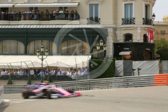 World © Octane Photographic Ltd. Formula 1 – Monaco GP. Practice 3. SportPesa Racing Point RP19 – Lance Stroll. Monte-Carlo, Monaco. Saturday 25th May 2019.