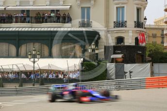 World © Octane Photographic Ltd. Formula 1 – Monaco GP. Practice 3. Scuderia Toro Rosso STR14 – Daniil Kvyat. Monte-Carlo, Monaco. Saturday 25th May 2019.