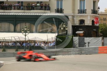 World © Octane Photographic Ltd. Formula 1 – Monaco GP. Practice 3. Scuderia Ferrari SF90 – Sebastian Vettel. Monte-Carlo, Monaco. Saturday 25th May 2019.