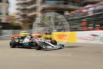 World © Octane Photographic Ltd. Formula 1 – Monaco GP. Practice 3. Mercedes AMG Petronas Motorsport AMG F1 W10 EQ Power+ - Lewis Hamilton. Monte-Carlo, Monaco. Saturday 25th May 2019.