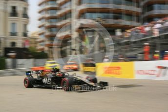 World © Octane Photographic Ltd. Formula 1 – Monaco GP. Practice 3. Rich Energy Haas F1 Team VF19 – Romain Grosjean. Monte-Carlo, Monaco. Saturday 25th May 2019.