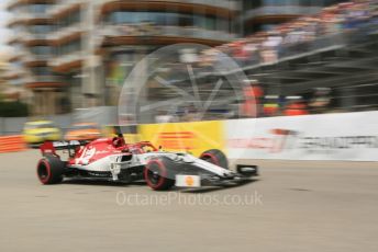 World © Octane Photographic Ltd. Formula 1 – Monaco GP. Practice 3. Alfa Romeo Racing C38 – Kimi Raikkonen. Monte-Carlo, Monaco. Saturday 25th May 2019.