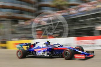 World © Octane Photographic Ltd. Formula 1 – Monaco GP. Practice 3. Scuderia Toro Rosso STR14 – Alexander Albon. Monte-Carlo, Monaco. Saturday 25th May 2019.
