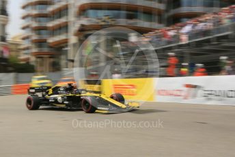 World © Octane Photographic Ltd. Formula 1 – Monaco GP. Practice 3. Renault Sport F1 Team RS19 – Daniel Ricciardo. Monte-Carlo, Monaco. Saturday 25th May 2019.