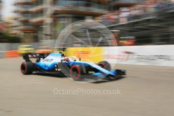 World © Octane Photographic Ltd. Formula 1 – Monaco GP. Practice 3. ROKiT Williams Racing FW 42 – George Russell. Monte-Carlo, Monaco. Saturday 25th May 2019.