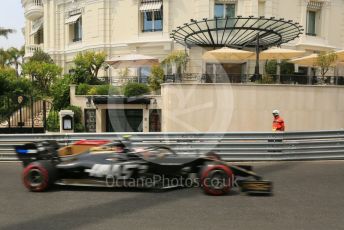 World © Octane Photographic Ltd. Formula 1 – Monaco GP. Practice 3. Rich Energy Haas F1 Team VF19 – Kevin Magnussen. Monte-Carlo, Monaco. Saturday 25th May 2019.
