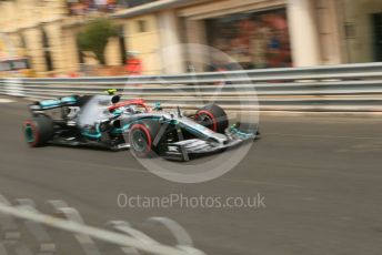 World © Octane Photographic Ltd. Formula 1 – Monaco GP. Practice 3. Mercedes AMG Petronas Motorsport AMG F1 W10 EQ Power+ - Valtteri Bottas. Monte-Carlo, Monaco. Saturday 25th May 2019.