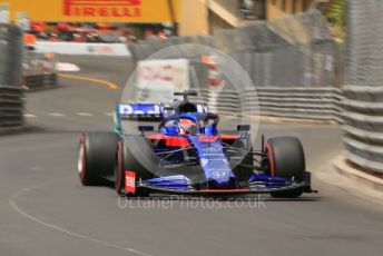 World © Octane Photographic Ltd. Formula 1 – Monaco GP. Practice 3. Scuderia Toro Rosso STR14 – Daniil Kvyat. Monte-Carlo, Monaco. Saturday 25th May 2019.