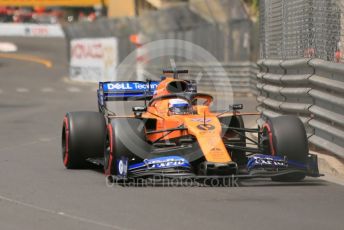 World © Octane Photographic Ltd. Formula 1 – Monaco GP. Practice 3. McLaren MCL34 – Carlos Sainz. Monte-Carlo, Monaco. Saturday 25th May 2019.
