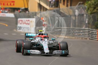 World © Octane Photographic Ltd. Formula 1 – Monaco GP. Practice 3. Mercedes AMG Petronas Motorsport AMG F1 W10 EQ Power+ - Valtteri Bottas. Monte-Carlo, Monaco. Saturday 25th May 2019.