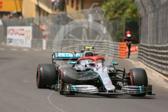 World © Octane Photographic Ltd. Formula 1 – Monaco GP. Practice 3. Mercedes AMG Petronas Motorsport AMG F1 W10 EQ Power+ - Valtteri Bottas. Monte-Carlo, Monaco. Saturday 25th May 2019.