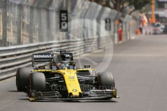 World © Octane Photographic Ltd. Formula 1 – Monaco GP. Practice 3. Renault Sport F1 Team RS19 – Daniel Ricciardo. Monte-Carlo, Monaco. Saturday 25th May 2019.