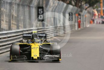 World © Octane Photographic Ltd. Formula 1 – Monaco GP. Practice 3. Renault Sport F1 Team RS19 – Nico Hulkenberg. Monte-Carlo, Monaco. Saturday 25th May 2019.