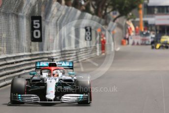 World © Octane Photographic Ltd. Formula 1 – Monaco GP. Practice 3. Mercedes AMG Petronas Motorsport AMG F1 W10 EQ Power+ - Lewis Hamilton. Monte-Carlo, Monaco. Saturday 25th May 2019.