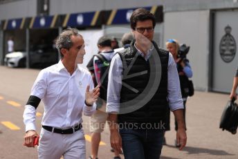 World © Octane Photographic Ltd. Formula 1 - Monaco GP. Practice 3. Alain Prost – Special Advisor to Renault Sport Formula 1 Team. Monte-Carlo, Monaco. Saturday 25th May 2019.