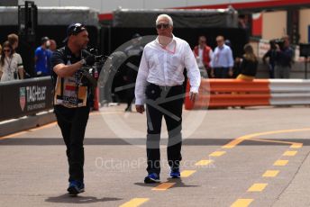 World © Octane Photographic Ltd. Formula 1 - Monaco GP. Practice 3. Lance Stroll father Lawrence Stroll - investor, part-owner of SportPesa Racing Point. Monte-Carlo, Monaco. Saturday 25th May 2019.