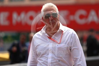 World © Octane Photographic Ltd. Formula 1 - Monaco GP. Practice 3. Lance Stroll father Lawrence Stroll - investor, part-owner of SportPesa Racing Point. Monte-Carlo, Monaco. Saturday 25th May 2019.