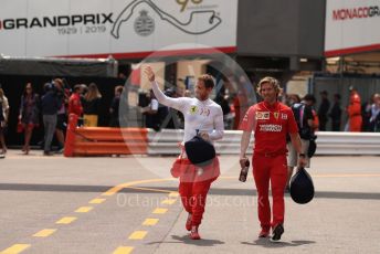 World © Octane Photographic Ltd. Formula 1 – Monaco GP. Practice 3. Scuderia Ferrari SF90 – Sebastian Vettel. Monte-Carlo, Monaco. Saturday 25th May 2019.