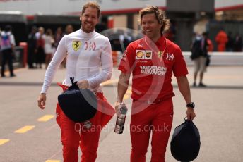 World © Octane Photographic Ltd. Formula 1 – Monaco GP. Practice 3. Scuderia Ferrari SF90 – Sebastian Vettel. Monte-Carlo, Monaco. Saturday 25th May 2019.