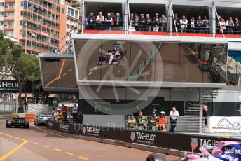 World © Octane Photographic Ltd. Formula 1 – Monaco GP. Practice 3. SportPesa Racing Point RP19 – Lance Stroll. Monte-Carlo, Monaco. Saturday 25th May 2019.