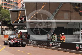 World © Octane Photographic Ltd. Formula 1 – Monaco GP. Practice 3. Alfa Romeo Racing C38 – Antonio Giovinazzi. Monte-Carlo, Monaco. Saturday 25th May 2019.
