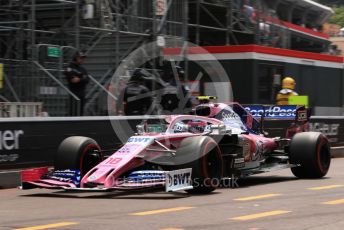World © Octane Photographic Ltd. Formula 1 – Monaco GP. Practice 3. SportPesa Racing Point RP19 – Lance Stroll. Monte-Carlo, Monaco. Saturday 25th May 2019.