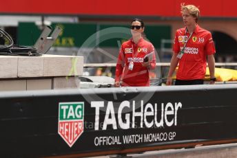 World © Octane Photographic Ltd. Formula 1 - Monaco GP. Practice 3. Brendon Hartley - Ferrari simulator driver. Monte-Carlo, Monaco. Saturday 25th May 2019.